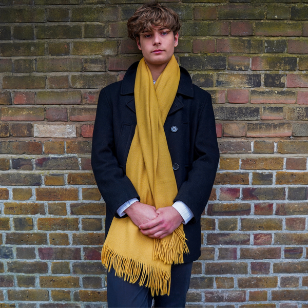 100% Alpaca Wool Extra Large Scarf