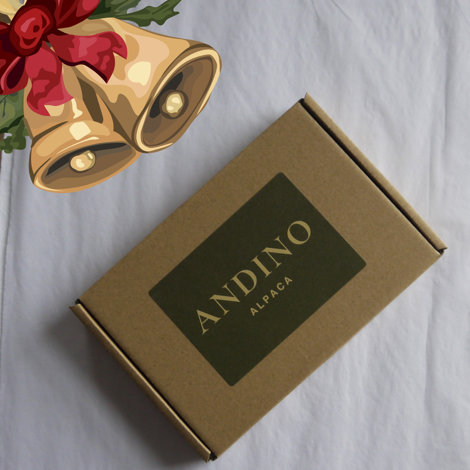 Light grey Alpaca wool socks packed in a beautiful gift box.