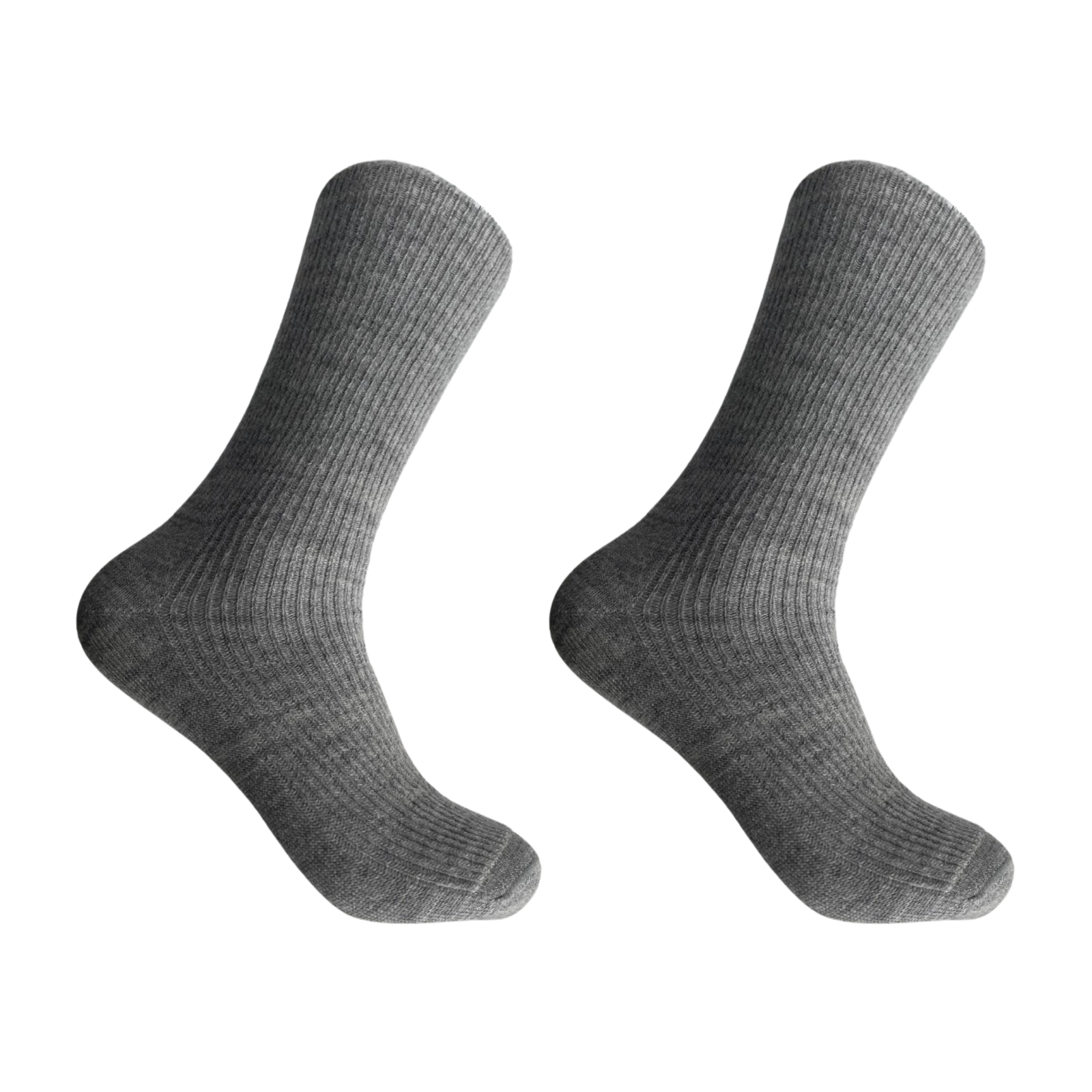 Pack of 2 black alpaca socks on a white background