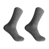 Pack of 2 black alpaca socks on a white background