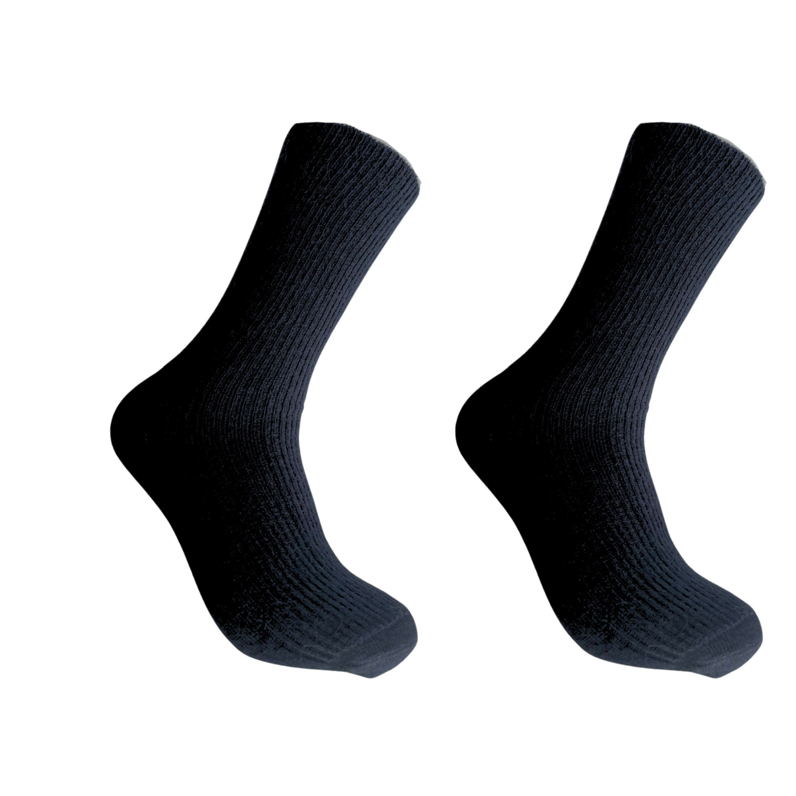 Pack of 2 of grey alpaca socks on a white background