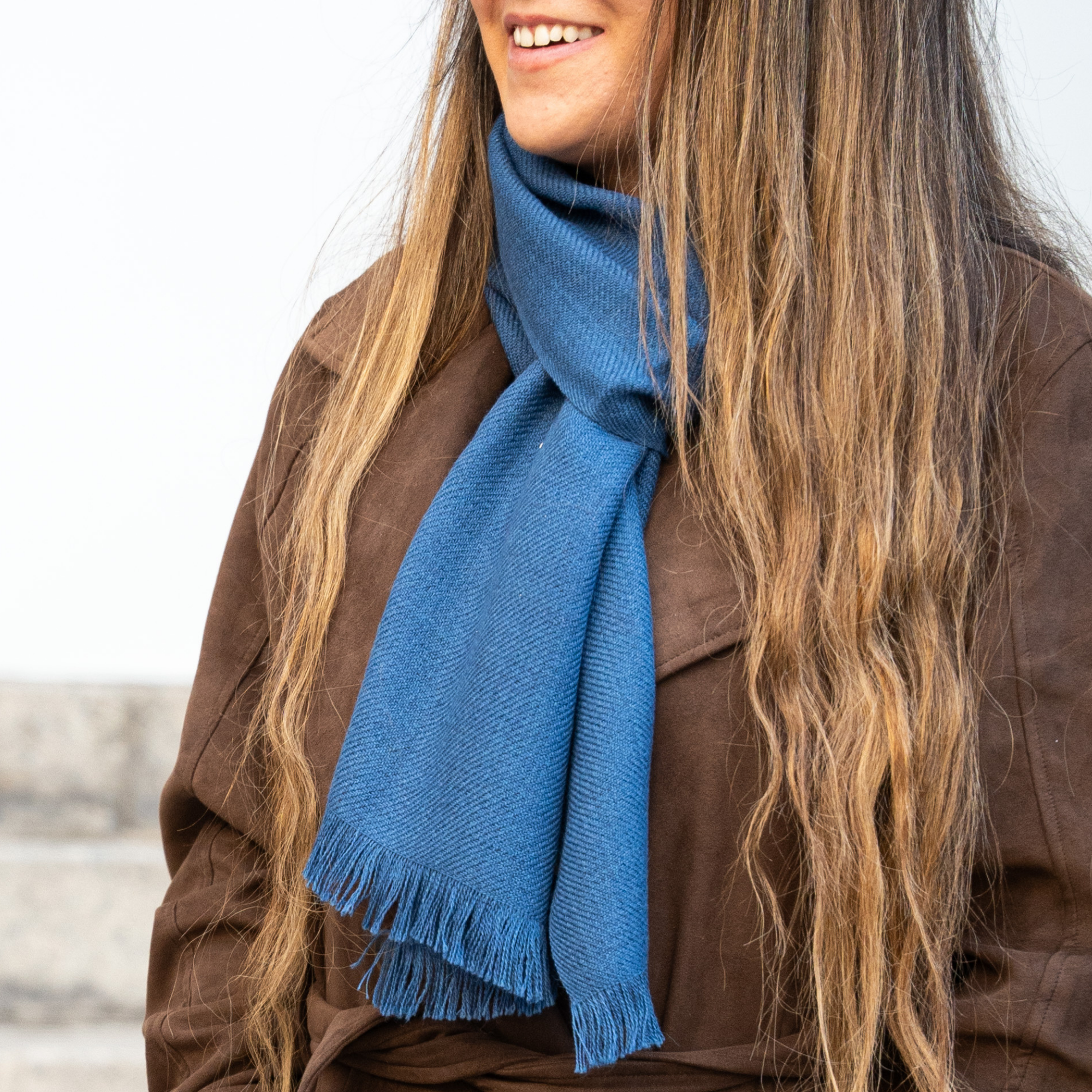 100% Baby Alpaca Wool Scarf - Large Alpaca Scarf for Women & Men