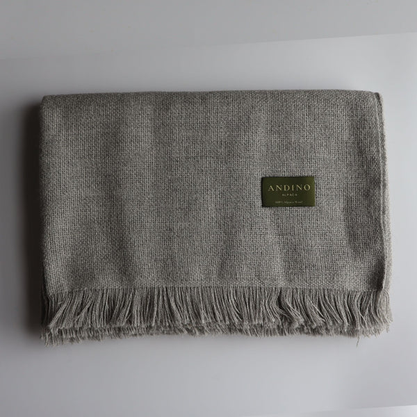 100% Baby Alpaca Wool Large Bed Sofa Throw Blanket - Premium Lightweight Fine Knitting - Luxury Home Decor Gifts