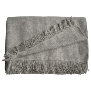 100% Baby Alpaca Wool Throw Blanket | Large 160x200cm | Luxury Bed & Sofa Gift