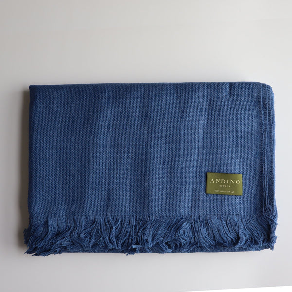 100% Baby Alpaca Wool Large Bed Sofa Throw Blanket - Premium Lightweight Fine Knitting - Luxury Home Decor Gifts