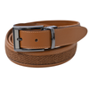 Reversible Vegan Leather & Superfine Alpaca Wool Belt for men and women – Gift Boxed (Black/Brown/Camel)